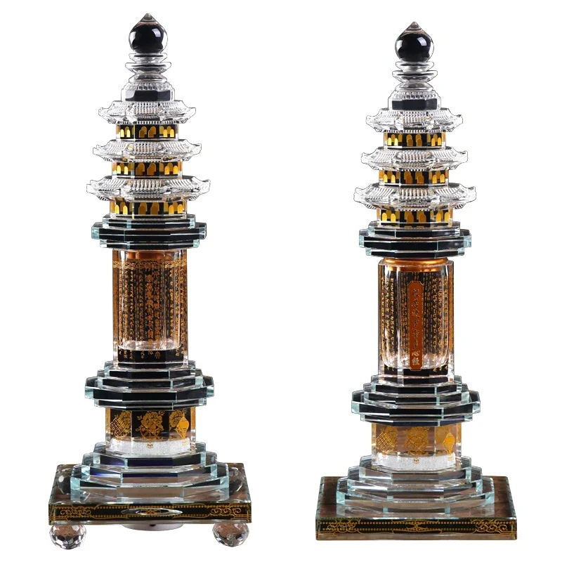 Crystal five-story stupa,Sutra Building,Heart Sutra, Buddha Top Zunsheng Treasure Tank, Indrani Offering
Crystal five-story stupa,Sutra Building,Heart Sutra, Buddha Top Zunsheng Treasure Tank, Indrani Offering