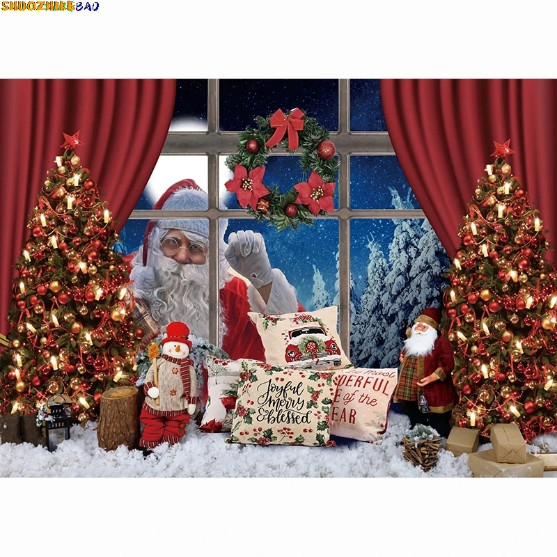Vinyl Custom Winter Rustic Tnterior Decorated New Year With Artificial Snow And Christmas Tree Photo Studio Background SSD-04
Vinyl Custom Winter Rustic Tnterior Decorated New Year With Artificial Snow And Christmas Tree Photo Studio Background SSD-04