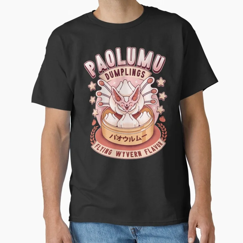 Paolumu Dumplings Monster Hunter Wilds Video games printed T Shirt for men 100% cotton large size Adult tops S-6XL mens clothing
Paolumu Dumplings Monster Hunter Wilds Video games printed T Shirt for men 100% cotton large size Adult tops S-6XL mens clothing