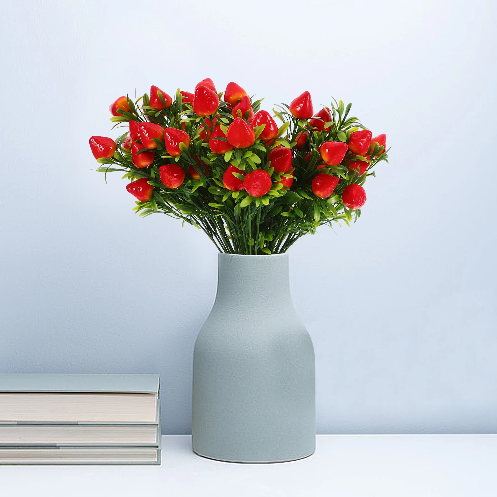 5pcs Artificial Stem Bouquet Fake Fruit Branch Bright Red Reusable PVC Decor Wedding Party Home DIY Crafts Garden Decorative
5pcs Artificial Stem Bouquet Fake Fruit Branch Bright Red Reusable PVC Decor Wedding Party Home DIY Crafts Garden Decorative