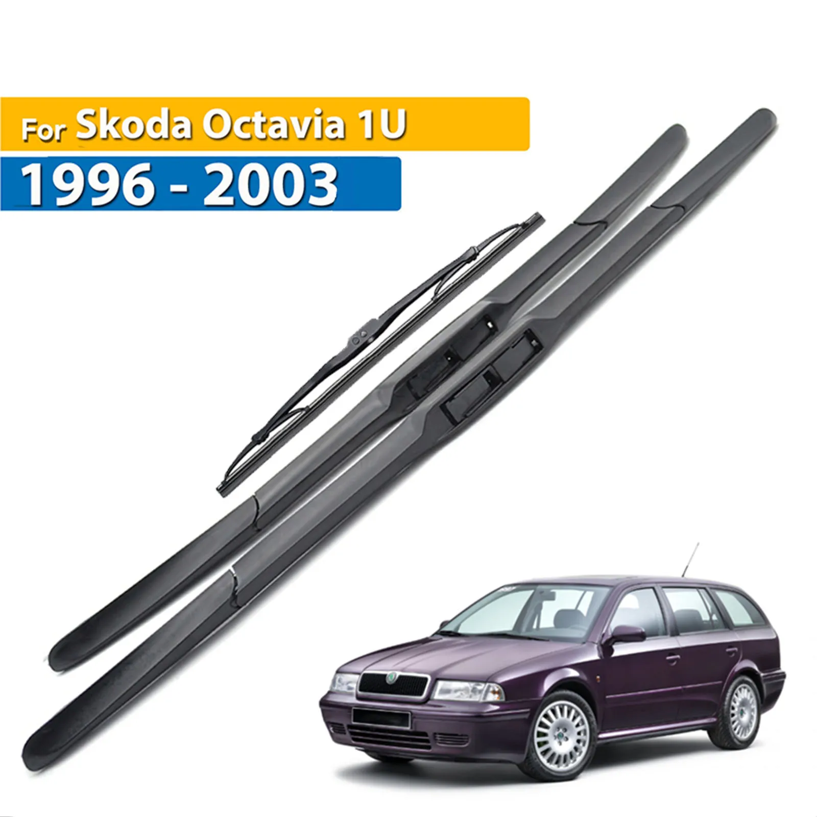 Erick's Wiper Front & Rear Wiper Blades Set For Skoda Octavia 1U Combi MK1 1996 - 2003 (NOT MK2) Windshield Windscreen 21"19"14"
Erick's Wiper Front & Rear Wiper Blades Set For Skoda Octavia 1U Combi MK1 1996 - 2003 (NOT MK2) Windshield Windscreen 21"19"14"