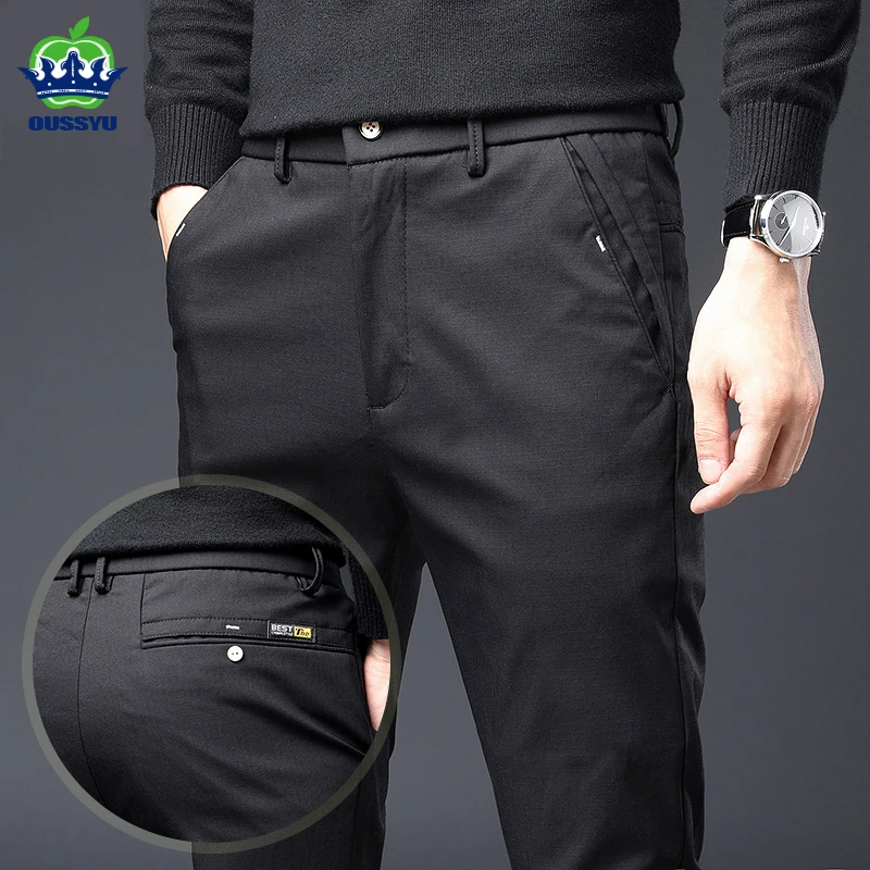 Spring Summer Thin Casual Pants Men Straight Black Pant Cotton Business Slim Fit Fashion Brand Trousers For Male Plus Size28-38
Spring Summer Thin Casual Pants Men Straight Black Pant Cotton Business Slim Fit Fashion Brand Trousers For Male Plus Size28-38