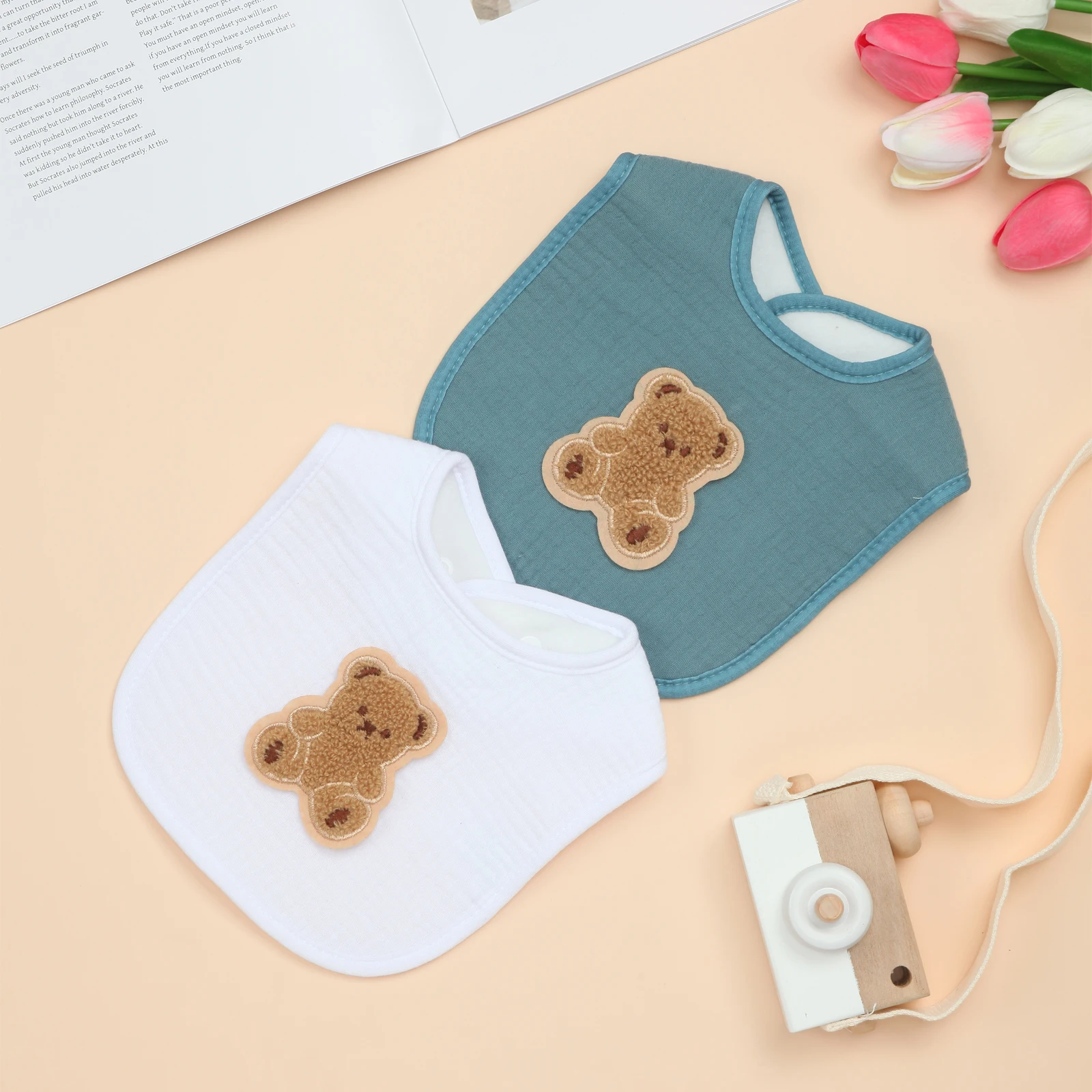 Thick Baby Bibs 2 Pack Baby Bandana Drool Bibs Cotton for Boys and Girls, Soft Absorbent Set for Teething, Drooling
Thick Baby Bibs 2 Pack Baby Bandana Drool Bibs Cotton for Boys and Girls, Soft Absorbent Set for Teething, Drooling