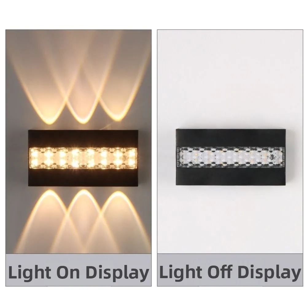 AC85-265V LED Wall Lamp 10W/8W/6W Up Down Illumination Outdoor Wall Lantern Warm/RGB Lights Wall-mounted Wall Washer Light House
AC85-265V LED Wall Lamp 10W/8W/6W Up Down Illumination Outdoor Wall Lantern Warm/RGB Lights Wall-mounted Wall Washer Light House