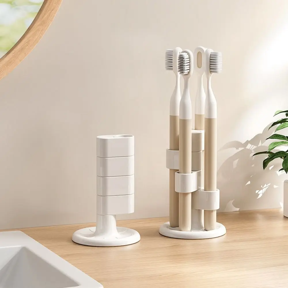 2Pcs 4 Holes Rotating Toothbrush Holder Funny Creative Pencil Display Rack Anti-slip Base Simple Desktop Storage Container
2Pcs 4 Holes Rotating Toothbrush Holder Funny Creative Pencil Display Rack Anti-slip Base Simple Desktop Storage Container