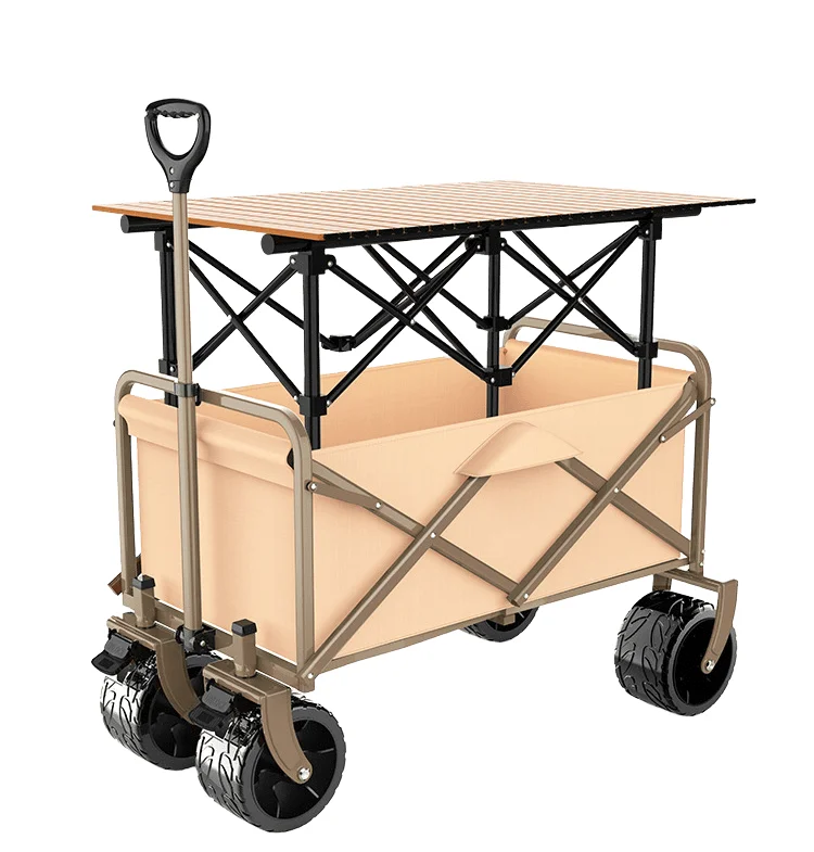 Portable Outdoor Camping Trolley Foldable Household Camping Cart with Rear-Opening for Storage for Shopping & Stall-Setting
Portable Outdoor Camping Trolley Foldable Household Camping Cart with Rear-Opening for Storage for Shopping & Stall-Setting
