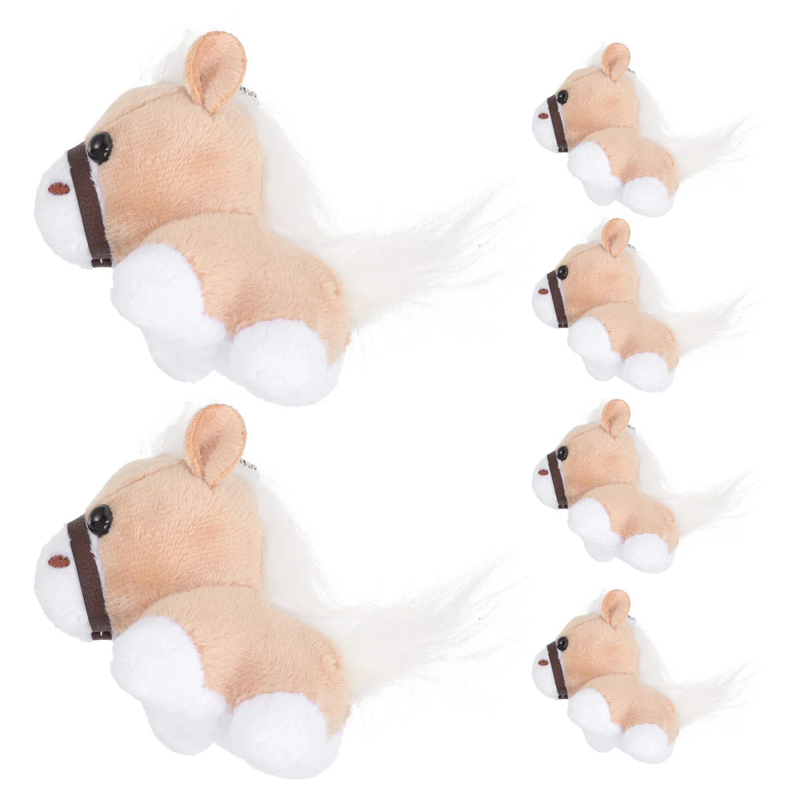 12 Pcs Toy Animal Cute Ornaments Soft Kawaii Stuffed Horse Pp Cotton Bag Hanging Decor Plush Backpack Charms Pendants
12 Pcs Toy Animal Cute Ornaments Soft Kawaii Stuffed Horse Pp Cotton Bag Hanging Decor Plush Backpack Charms Pendants