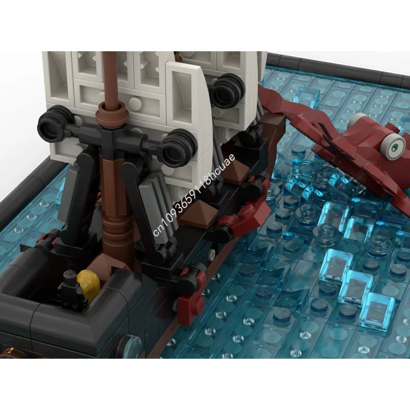 630pcs MOC Mini Pirate Ship - Meeting The Kraken Pirates Building Blocks Christmas Holiday Themed Limited Edition Toys I Gift
630pcs MOC Mini Pirate Ship - Meeting The Kraken Pirates Building Blocks Christmas Holiday Themed Limited Edition Toys I Gift