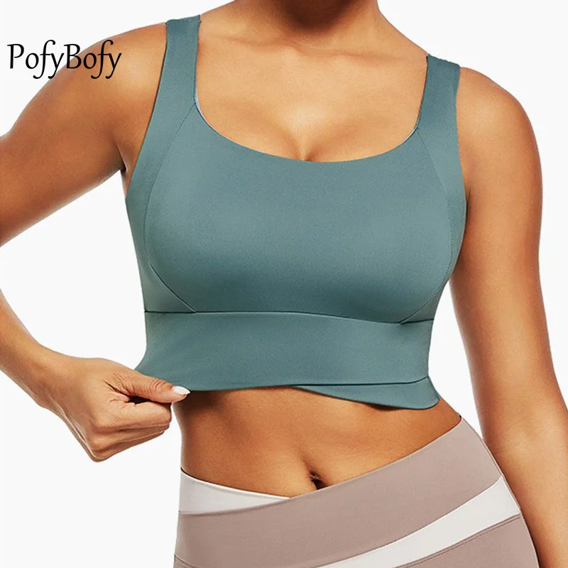 PofyBofy Push Up Sports Yoga Bra Shockproof Fixed Chest Padded Elastic Shoulder Strap Athletic Running Gym Workout Bra for Women
PofyBofy Push Up Sports Yoga Bra Shockproof Fixed Chest Padded Elastic Shoulder Strap Athletic Running Gym Workout Bra for Women