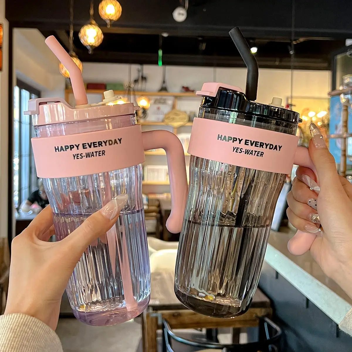 New 2024 Office Ladies High Aesthetic Ice King Cup Portable Dual Drink Straw Coffee Cup Student Summer PC Material Style
New 2024 Office Ladies High Aesthetic Ice King Cup Portable Dual Drink Straw Coffee Cup Student Summer PC Material Style