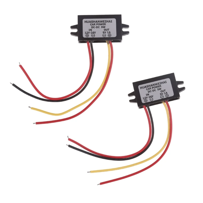 Converter Convert 12-24V to 5V/9V 1A Output for Driving Recorder Fan Drop shipping
Converter Convert 12-24V to 5V/9V 1A Output for Driving Recorder Fan Drop shipping