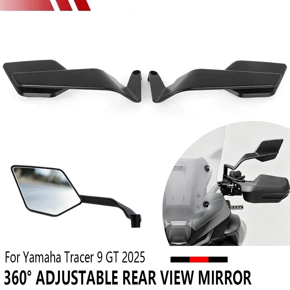 New Motorcycle Aluminum Rear View Mirrors Blue Anti-glare Mirror Accessories Fit For Yamaha Tracer 9 Tracer9 GT 2025
New Motorcycle Aluminum Rear View Mirrors Blue Anti-glare Mirror Accessories Fit For Yamaha Tracer 9 Tracer9 GT 2025