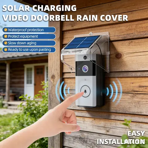 Campainha sem fio à prova d'água, capa de carga solar, porta digital, peepholes, wi-fi, câmera de segurança, intercom, vídeo, anel inteligente, campainha da porta