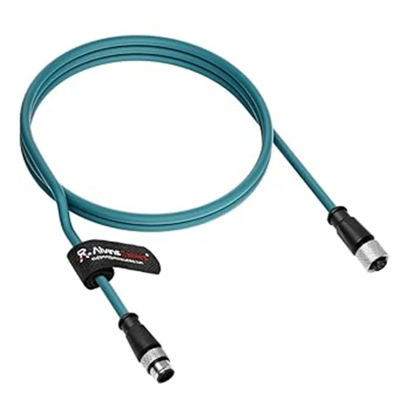 Alvin's Cables M12 A-Code 8 Pin Male to 8 Pin Female Cat6a High-Flex Shielded Sensor Actuator Cable for Cognex Industrial Camera
Alvin's Cables M12 A-Code 8 Pin Male to 8 Pin Female Cat6a High-Flex Shielded Sensor Actuator Cable for Cognex Industrial Camera