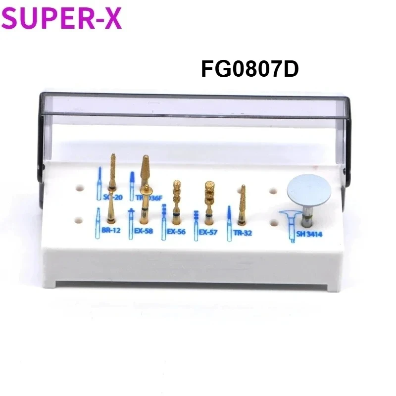 8PCS/set Dental Diamond Bur Drill FG0807D for Porcelain Veneers Preparation Kit for Dental Diamond High Speed FG Bur Drill
8PCS/set Dental Diamond Bur Drill FG0807D for Porcelain Veneers Preparation Kit for Dental Diamond High Speed FG Bur Drill