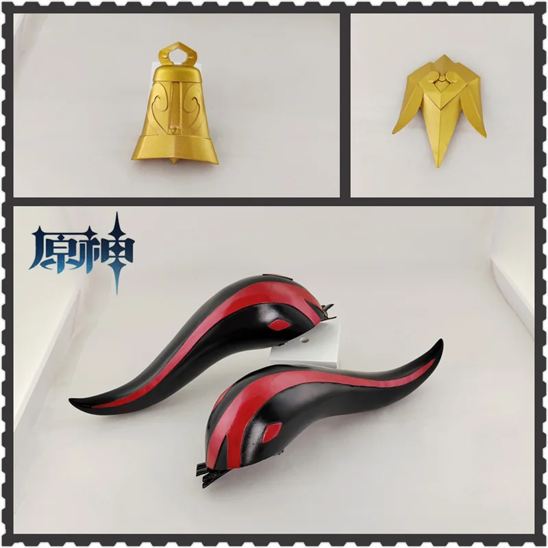 Genshin Impact Ganyu Cosplay Classic Red and Black Head horn hair clip Handmade Cos Prop Headdress Cosplay Accessory
Genshin Impact Ganyu Cosplay Classic Red and Black Head horn hair clip Handmade Cos Prop Headdress Cosplay Accessory