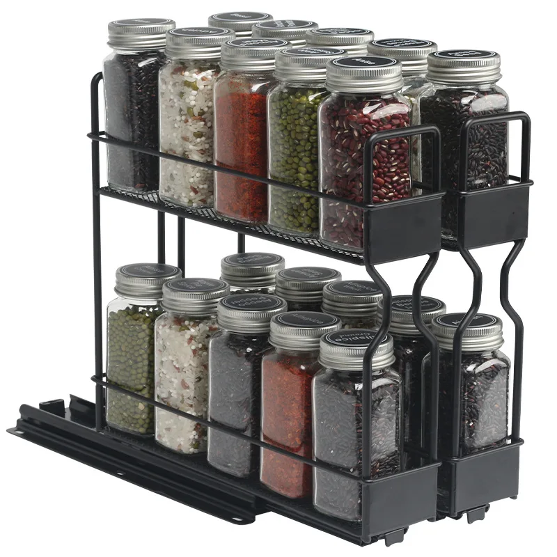 DSA Double Slide Kitchen Seasoning Rack Pull-out Seasoning Bottle Storage Rack Cabinet Double Layer Multipurpose Shelf
DSA Double Slide Kitchen Seasoning Rack Pull-out Seasoning Bottle Storage Rack Cabinet Double Layer Multipurpose Shelf