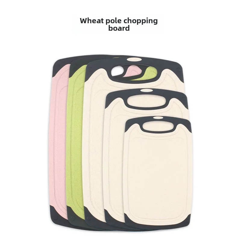 Wheat straw classification home cutting board, plastic cutting board with water guard kitchen chopping board set or 3,
Wheat straw classification home cutting board, plastic cutting board with water guard kitchen chopping board set or 3,