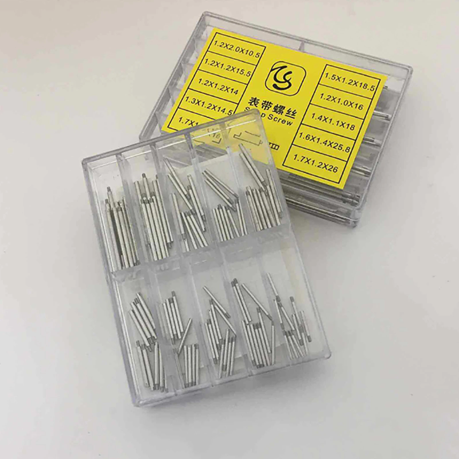 50/100 упаковок 1,2 мм-1,7 мм, 10 размеров, винты для ремешка для часов, ассортимент, инструмент для ремонта, набор металлических антикоррозийных винтов для производителей часов
50/100 упаковок 1,2 мм-1,7 мм, 10 размеров, винты для ремешка для часов, ассортимент, инструмент для ремонта, набор металлических антикоррозийных винтов для производителей часов