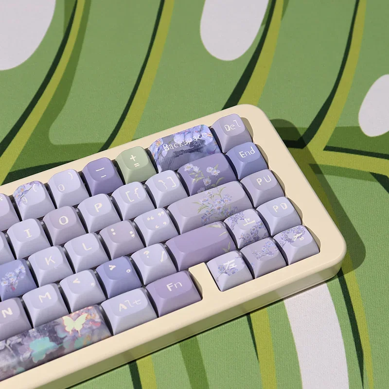 Original Yuanshan Snow Green Mechanical Keyboard Keycap Purple Full Set of 152 Keys PBT Hot Sublimation URE/Original Height
Original Yuanshan Snow Green Mechanical Keyboard Keycap Purple Full Set of 152 Keys PBT Hot Sublimation URE/Original Height