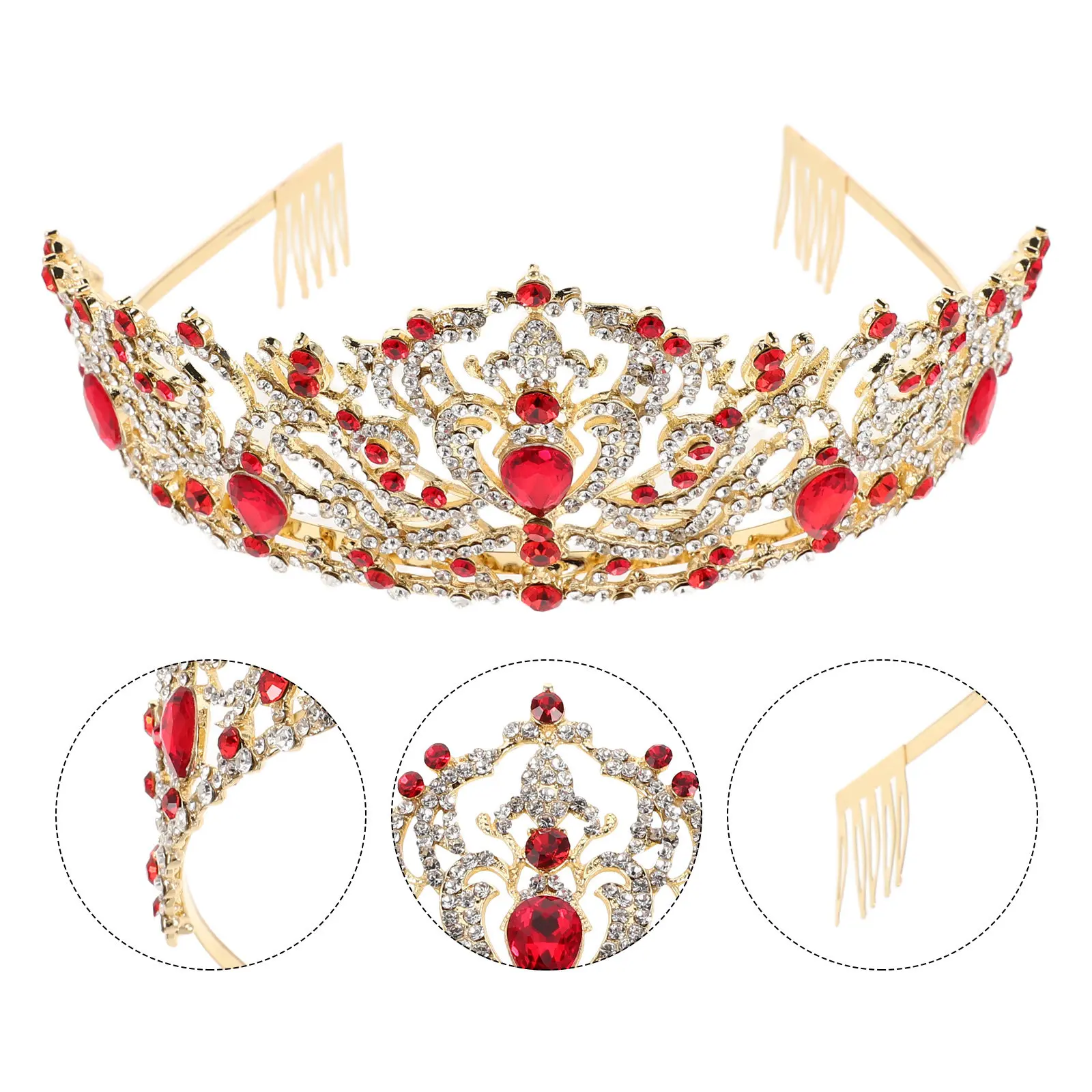 Rhinestone Wedding Headpiece Bride Crown Bridal Headdress Hair Accessories Birthday Party Prom Tiaras for Women
Rhinestone Wedding Headpiece Bride Crown Bridal Headdress Hair Accessories Birthday Party Prom Tiaras for Women