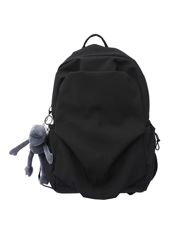 School bag fashion street trend men's and women's couple backpack fashion summer new arrival nylon pleats solid color
School bag fashion street trend men's and women's couple backpack fashion summer new arrival nylon pleats solid color