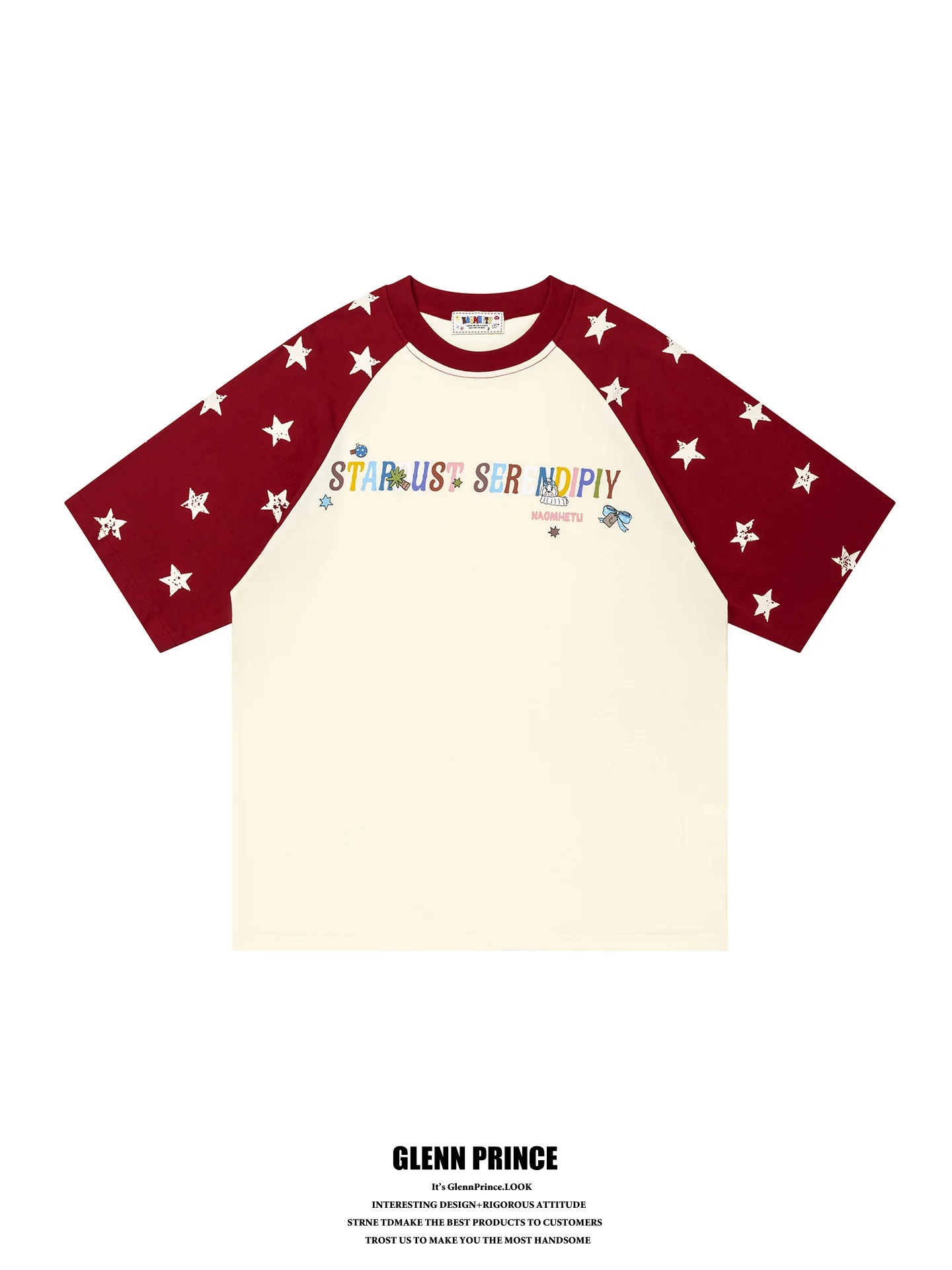 Loose Fit American Style Short Sleeve T-Shirt for Men with Letter And Star Print Casual Comfortable Breathable Cotton Tee
Loose Fit American Style Short Sleeve T-Shirt for Men with Letter And Star Print Casual Comfortable Breathable Cotton Tee