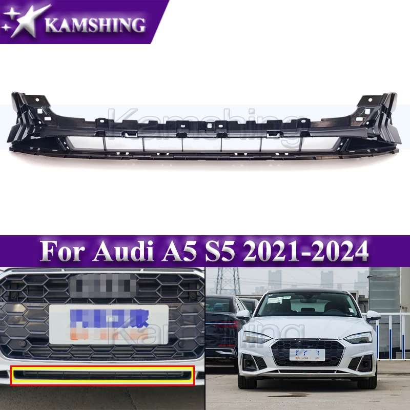 Kamshing 8W6807683D Front Bumper Lower Grille Mask Radiator Grill For Audi A5 S5 2021-2024 Lower Spoiler
Kamshing 8W6807683D Front Bumper Lower Grille Mask Radiator Grill For Audi A5 S5 2021-2024 Lower Spoiler