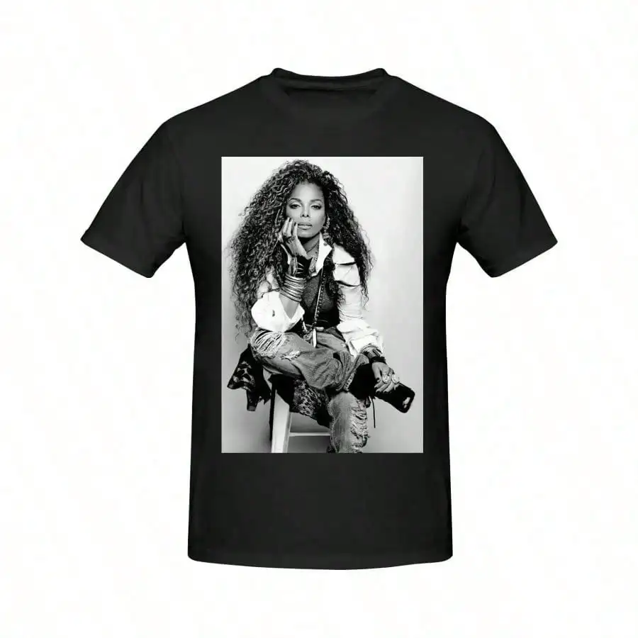 Men'S Janet Music Jackson Graphic Tee - Soft Cotton, Short Sleeve, Crew Neck - Casual & Comfortable For All Seasons
Men'S Janet Music Jackson Graphic Tee - Soft Cotton, Short Sleeve, Crew Neck - Casual & Comfortable For All Seasons