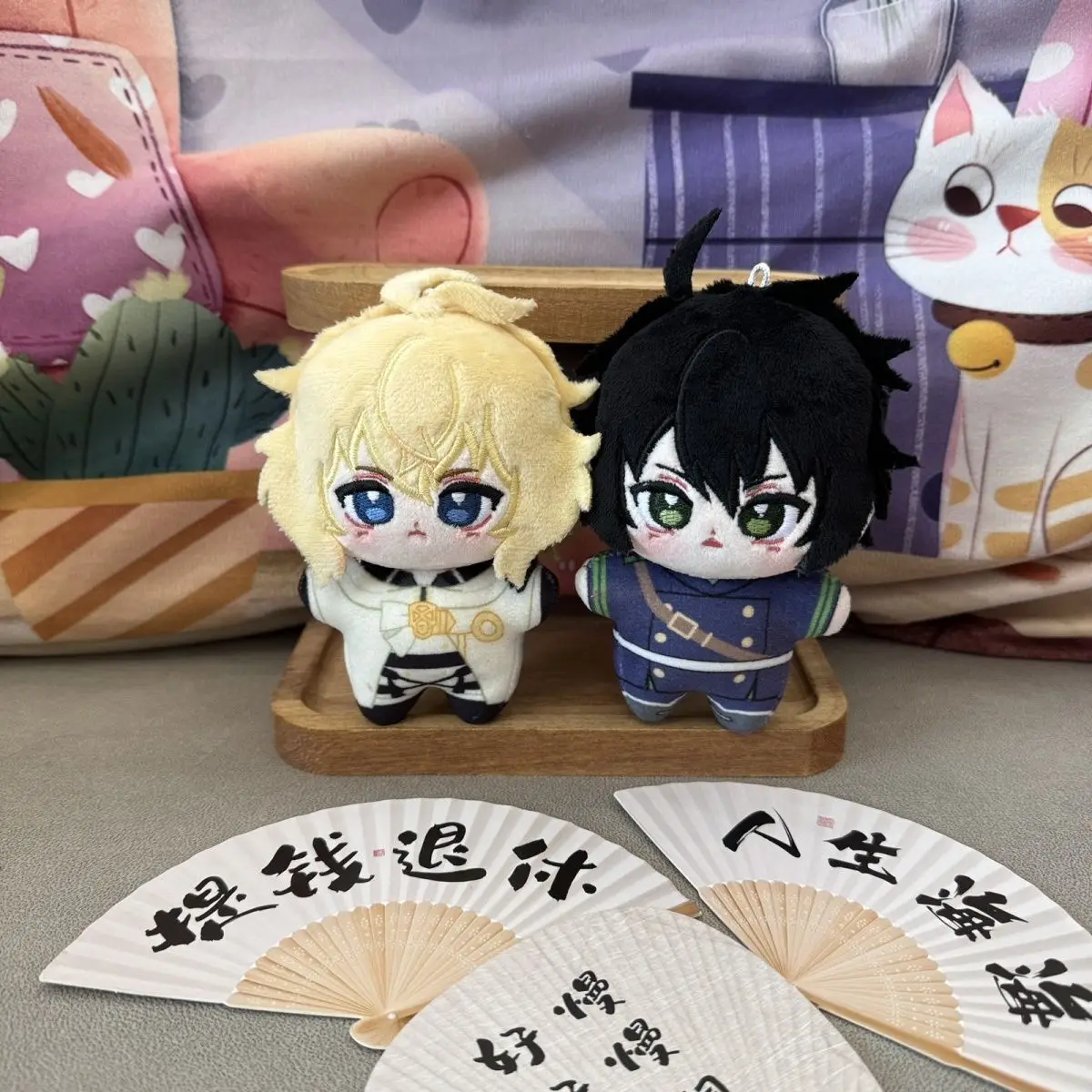 10cm Anime Seraph of the End Plush Doll Krul Tepes Yuichiro Hyakuya Mikaela Hyakuya Cosplay Bag Pendant Keychain Dango Toys Gift
10cm Anime Seraph of the End Plush Doll Krul Tepes Yuichiro Hyakuya Mikaela Hyakuya Cosplay Bag Pendant Keychain Dango Toys Gift
