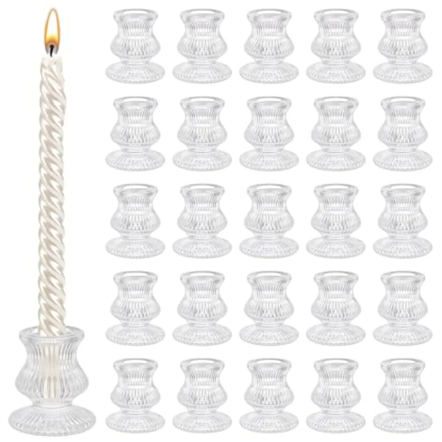 35Pcs Glass Candle Holder for Candlestick, Clear Candle Holder Candlestick Holders Wedding Table Centerpiece for Sticks Mother'
35Pcs Glass Candle Holder for Candlestick, Clear Candle Holder Candlestick Holders Wedding Table Centerpiece for Sticks Mother'