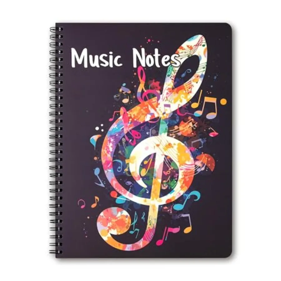 160 Pages Blank Sheet Music Notebook Manuscript Paper Notebook 10.2 X 7.5Inch Music Composition Notebook Music Staff Notebook f
160 Pages Blank Sheet Music Notebook Manuscript Paper Notebook 10.2 X 7.5Inch Music Composition Notebook Music Staff Notebook f