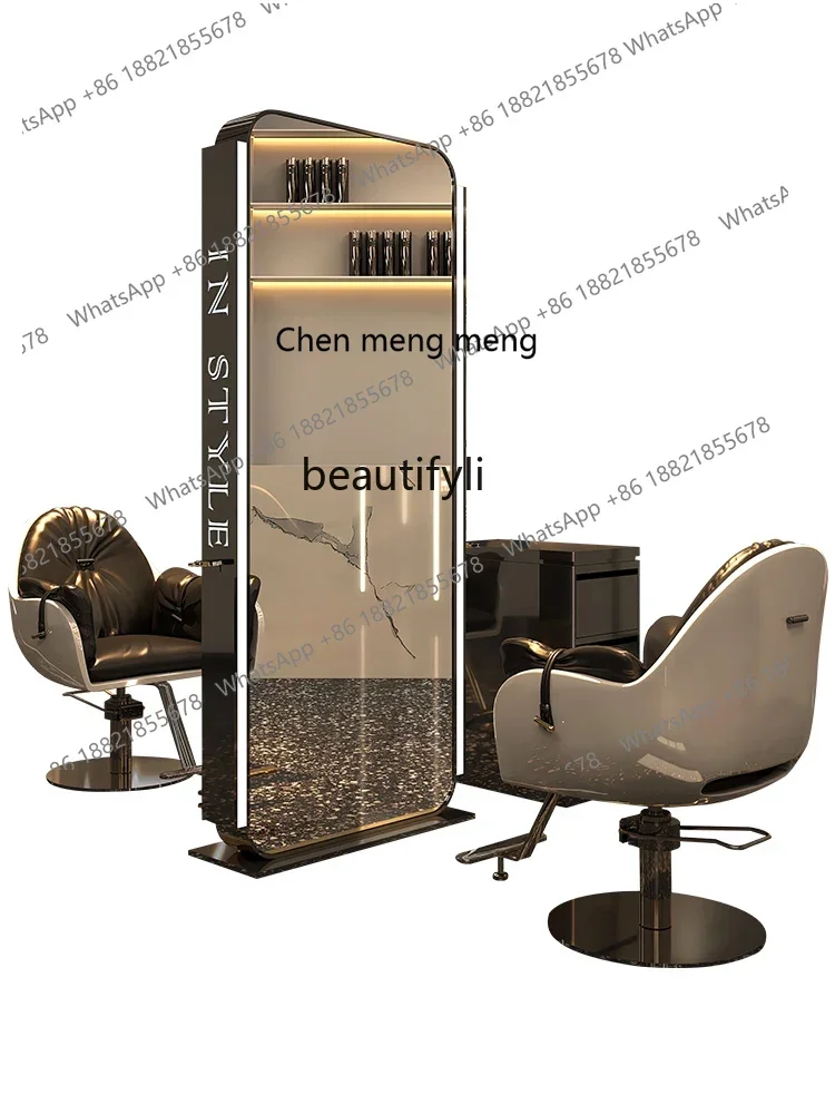 cc182l Barber Shop Fashion Salon Dressing Table for Hair Salon Single and Double-Sided Floor with Light Hot Dyeing Hair Cutting
cc182l Barber Shop Fashion Salon Dressing Table for Hair Salon Single and Double-Sided Floor with Light Hot Dyeing Hair Cutting