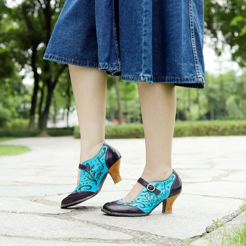 2025 Spring Buckle Strap for Women Office Ladies Party Pumps Fashion Genuine Leather Splicing Mixed Colors Hollow Shoes Woman
2025 Spring Buckle Strap for Women Office Ladies Party Pumps Fashion Genuine Leather Splicing Mixed Colors Hollow Shoes Woman