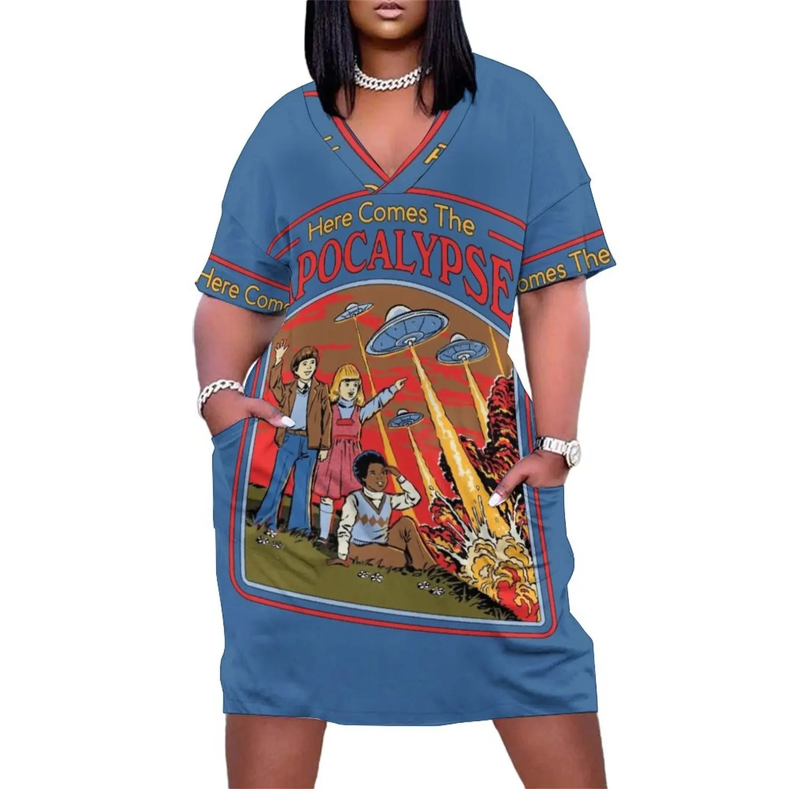 Here Comes The Apocalypse Loose Pocket Dress Summer dresses for women summer dresses ladies 2025 birthday dress
Here Comes The Apocalypse Loose Pocket Dress Summer dresses for women summer dresses ladies 2025 birthday dress