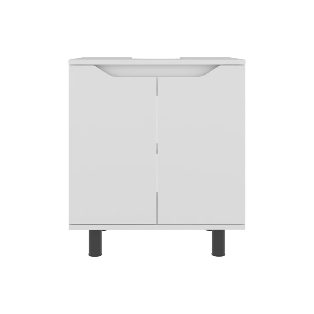 Under Sink Storage 24.8" H, 2 Doors, 2 Shelves, 4 Legs, White - Bathroom bathroom vanity cabinet with sink
Under Sink Storage 24.8" H, 2 Doors, 2 Shelves, 4 Legs, White - Bathroom bathroom vanity cabinet with sink