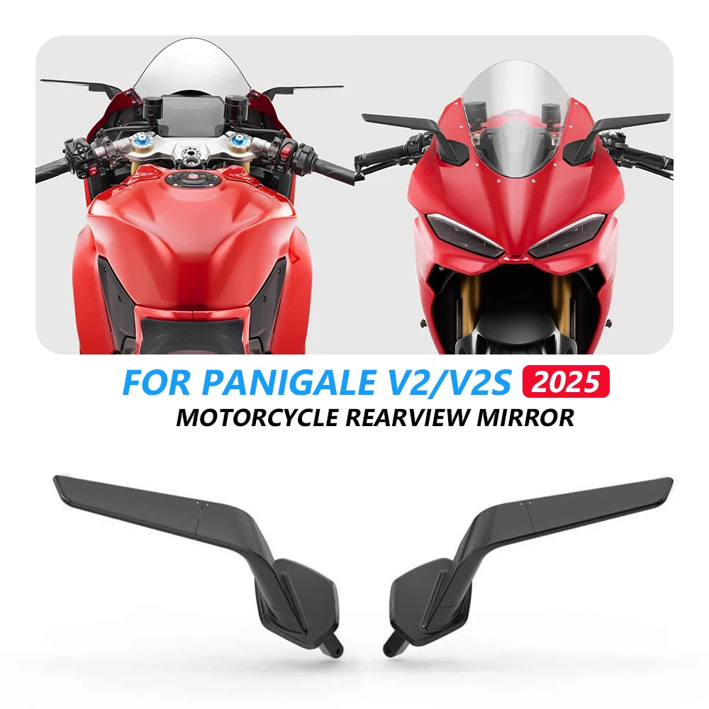 Winglet Rearview Mirror For Panigale V2 PANIGALE V2S 2025 2026 Stealth Side Mirrors Sports Wind Wing Adjustable Rear View Mirror
Winglet Rearview Mirror For Panigale V2 PANIGALE V2S 2025 2026 Stealth Side Mirrors Sports Wind Wing Adjustable Rear View Mirror