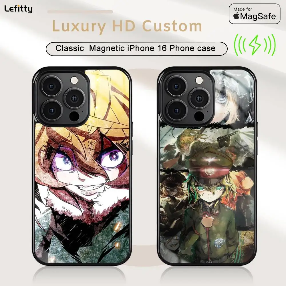Anime Saga of Tanya the Evil Phone Case For iPhone 16 15 14 13 12 11 Pro Max Plus Mini Magnetic Magsafe Wireless Charging Cover
Anime Saga of Tanya the Evil Phone Case For iPhone 16 15 14 13 12 11 Pro Max Plus Mini Magnetic Magsafe Wireless Charging Cover