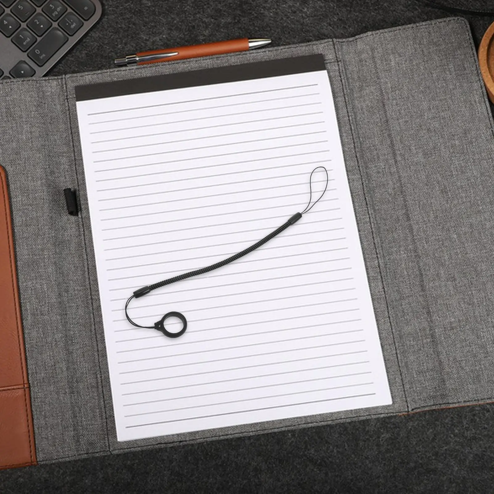 8Pcs Black Coiled Stylus Lanyard Anti-Loss Retractable Pen Leash for Tablet Notebook Clipboard Touchscreen Handwriting Pens
8Pcs Black Coiled Stylus Lanyard Anti-Loss Retractable Pen Leash for Tablet Notebook Clipboard Touchscreen Handwriting Pens