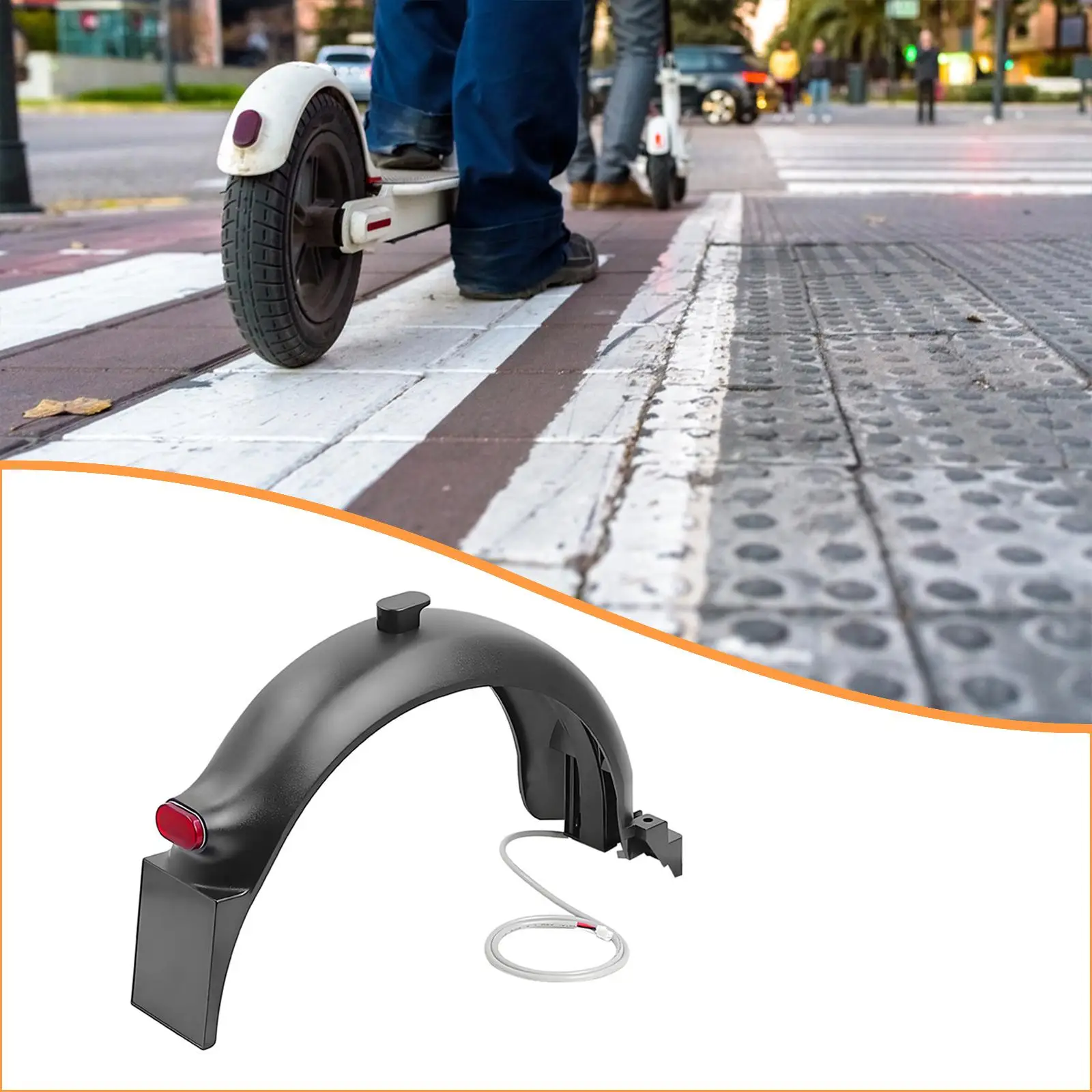 Scooter Rear Mudguard Bracket Durable Spare Parts Set with Taillight for Electric Scooter F20 F30 F40 Support
Scooter Rear Mudguard Bracket Durable Spare Parts Set with Taillight for Electric Scooter F20 F30 F40 Support