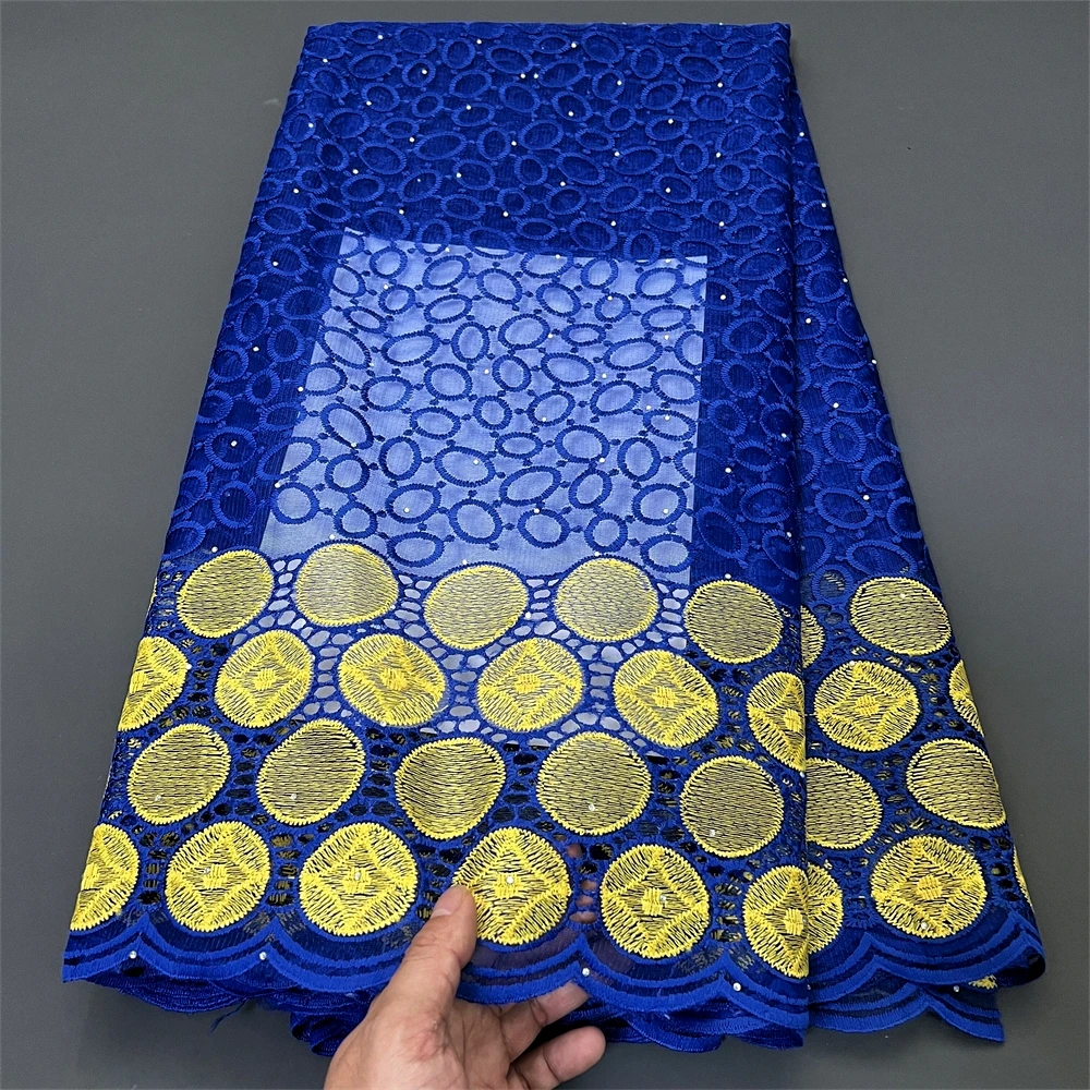 2026 African Nigerian High-Quality Tulle Lace Fabric Cotton Embroidery Guipure 5 Yards for Prom Dresses Sewing Damask PS0019
2026 African Nigerian High-Quality Tulle Lace Fabric Cotton Embroidery Guipure 5 Yards for Prom Dresses Sewing Damask PS0019