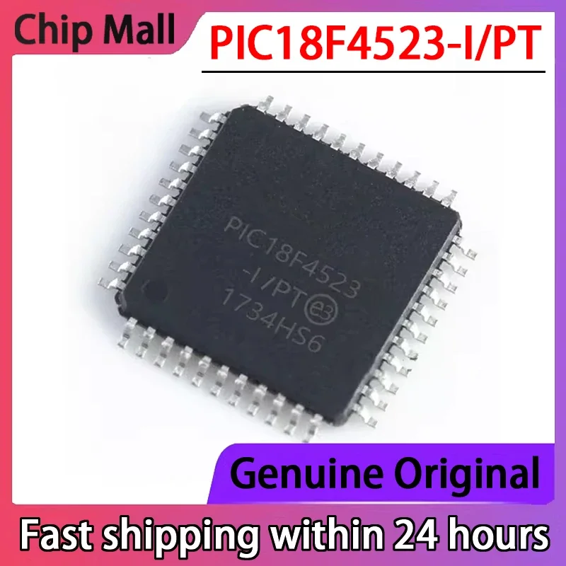 Original PIC18F4523-I/PT PIC18F4523 Chip MCU Microcontroller Chip QFP-44 Packaging
Original PIC18F4523-I/PT PIC18F4523 Chip MCU Microcontroller Chip QFP-44 Packaging