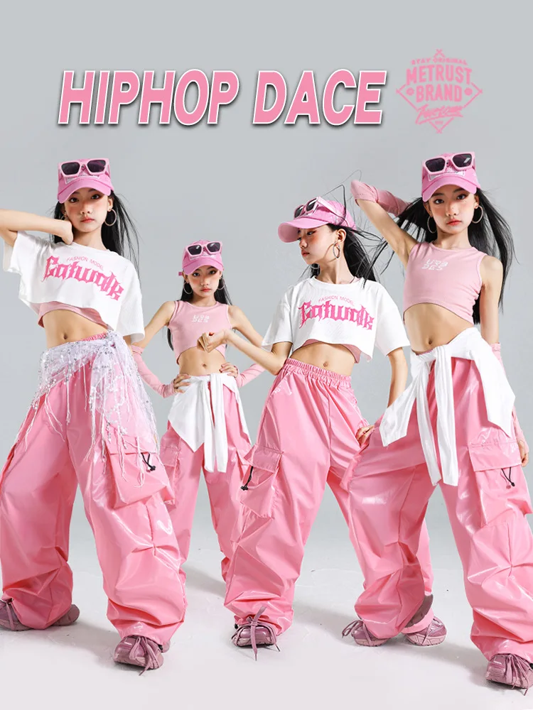 Shuffle Pants Hip Hop Trousers Fashion Kid Fashion Clothes Street Dance Outfit Girls Jazz Kpop Stage Wear Pink Crop Tops
Shuffle Pants Hip Hop Trousers Fashion Kid Fashion Clothes Street Dance Outfit Girls Jazz Kpop Stage Wear Pink Crop Tops