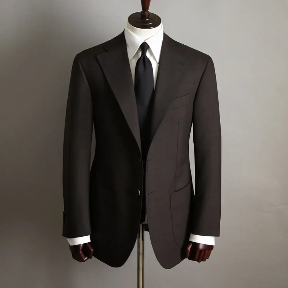 Classic Worsted 15% Wool Men's Suits for Wedding Groom Tuxedo 2pcs Blazer Pants Formal Business Party Elegant Suit Men
Classic Worsted 15% Wool Men's Suits for Wedding Groom Tuxedo 2pcs Blazer Pants Formal Business Party Elegant Suit Men