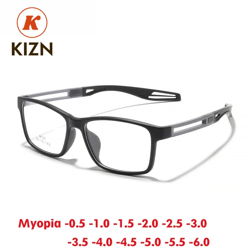 KIZN Sports Ultra-light Fashion Square Myopia Glasses Frame TR90 Fashion Sports Optical Prescription Men Women Goggles -0.50 to
KIZN Sports Ultra-light Fashion Square Myopia Glasses Frame TR90 Fashion Sports Optical Prescription Men Women Goggles -0.50 to