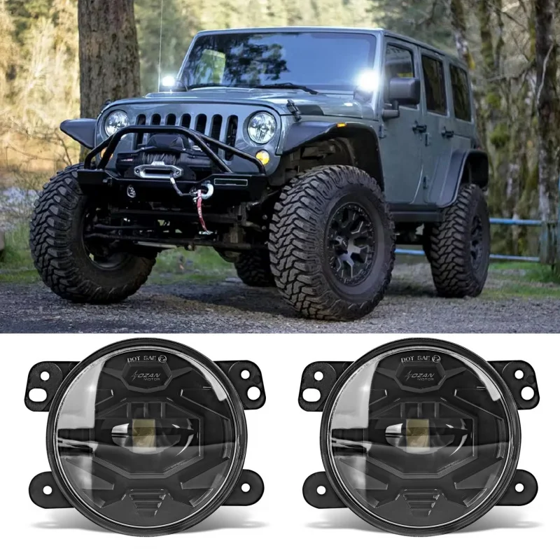 Suitable JK Car Bumper Daytime Running 4inch LED Fog Light
Suitable JK Car Bumper Daytime Running 4inch LED Fog Light
