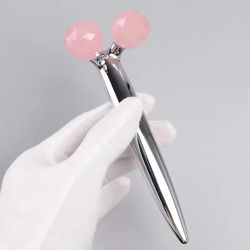 Розовый кварцевый 3D ролик для лица, нефритовый металлический массажер для лифтинга лица, против морщин, инструмент для ухода за кожей, женский подарок для красоты лица
Розовый кварцевый 3D ролик для лица, нефритовый металлический массажер для лифтинга лица, против морщин, инструмент для ухода за кожей, женский подарок для красоты лица