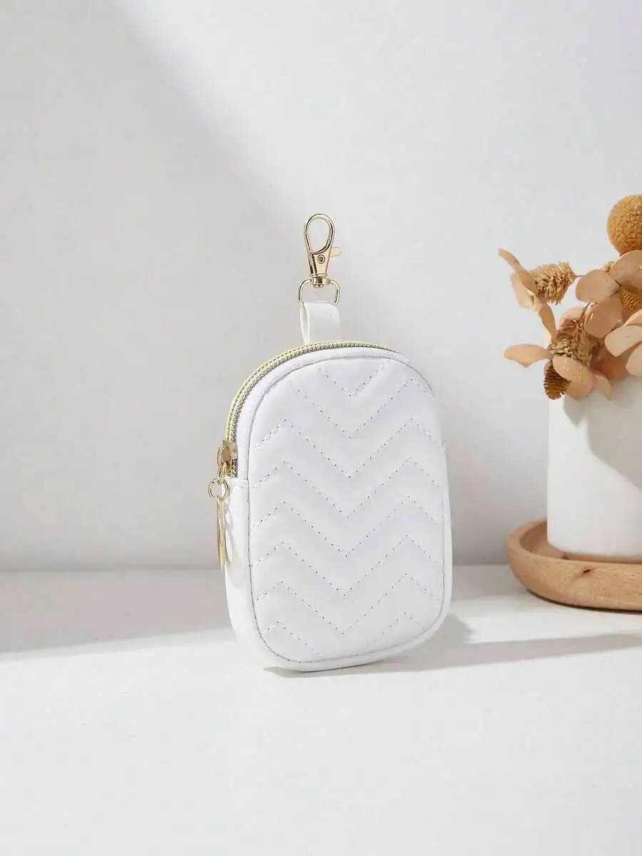 Casual New Quilted Keychain Bag For Women Money Mini Purse Small Coin Wallet Travel Essential Summer
Casual New Quilted Keychain Bag For Women Money Mini Purse Small Coin Wallet Travel Essential Summer