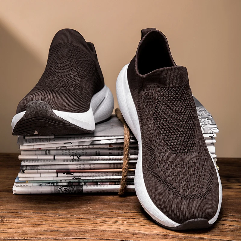 Plus Size Unisex Knit Sock Shoes Breathable Slip on Casual Sneakers Lightweight Couple Running Walking Shoes Fitness Trainer
Plus Size Unisex Knit Sock Shoes Breathable Slip on Casual Sneakers Lightweight Couple Running Walking Shoes Fitness Trainer