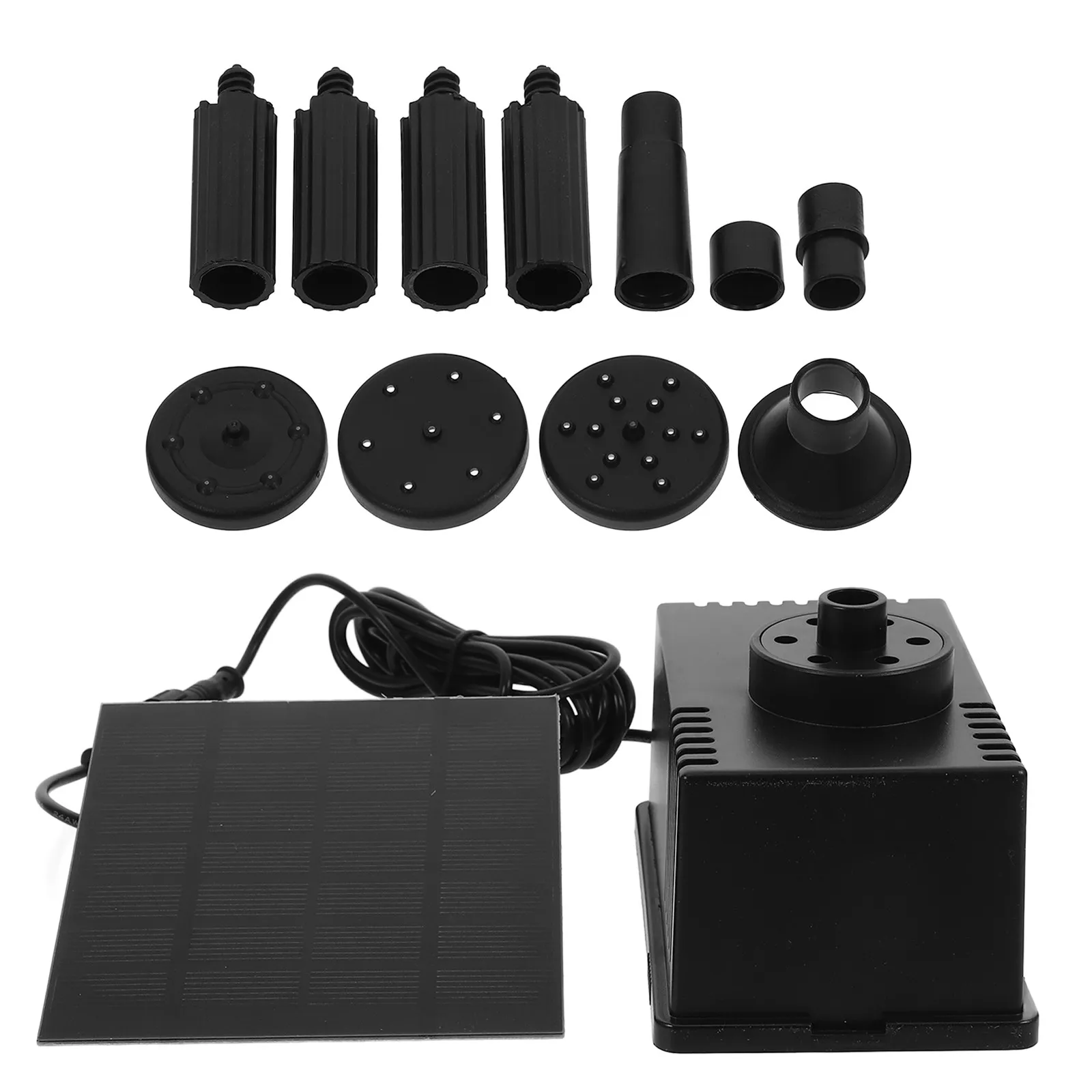 7V 1.5W Solar Fountain Pump Garden Waterfalls Black High Capacity Bird Bath Pump Outdoor Floating Fountain for Small Ponds Pools
7V 1.5W Solar Fountain Pump Garden Waterfalls Black High Capacity Bird Bath Pump Outdoor Floating Fountain for Small Ponds Pools